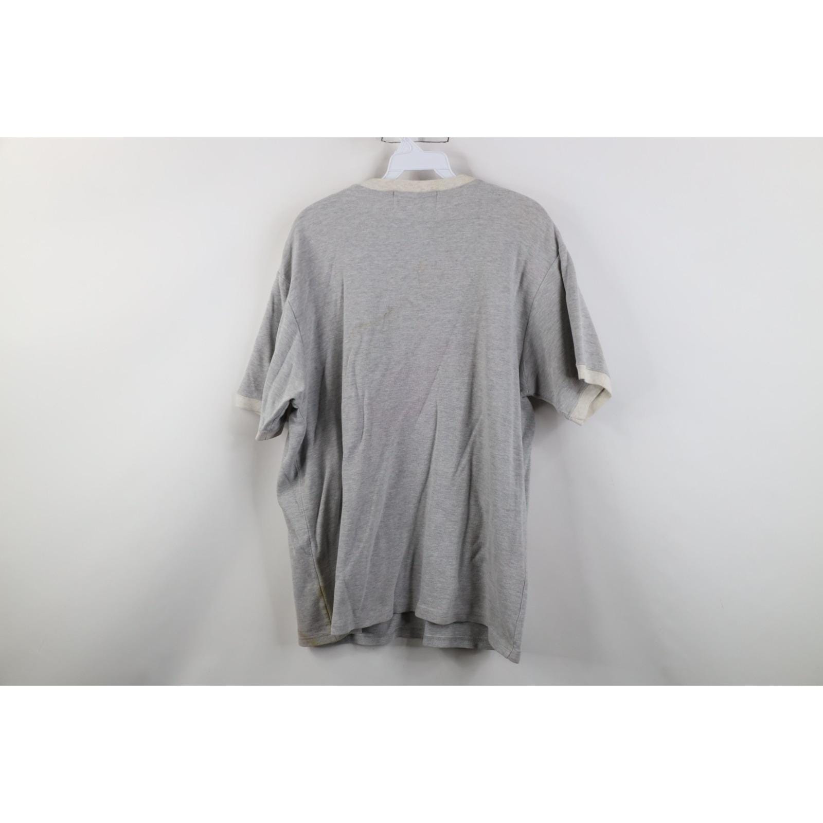 90s Polo Sport Ralph Lauren Mens Large Distressed Thermal Knit