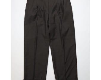 Spodnie chino z szerokimi nogawkami w stylu streetwear z lat 90., męskie, 38x30, wełniane, dzianinowe, w kolorze melanżowym, spodnie z szerokimi nogawkami w stylu vintage, spodnie z szerokimi nogawkami z lat 90., spodnie chino w stylu vintage