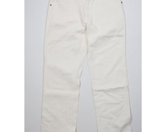 Pantalones vaqueros vaqueros Wrangler para hombre, talla 38x30 13 MWZ, nuevos, estilo Y2K 2006, color blanco. Pantalones vaqueros vaqueros Wrangler vintage.