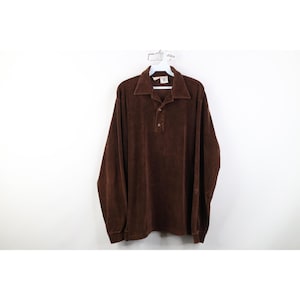 70s Velour Shirt Men - Etsy