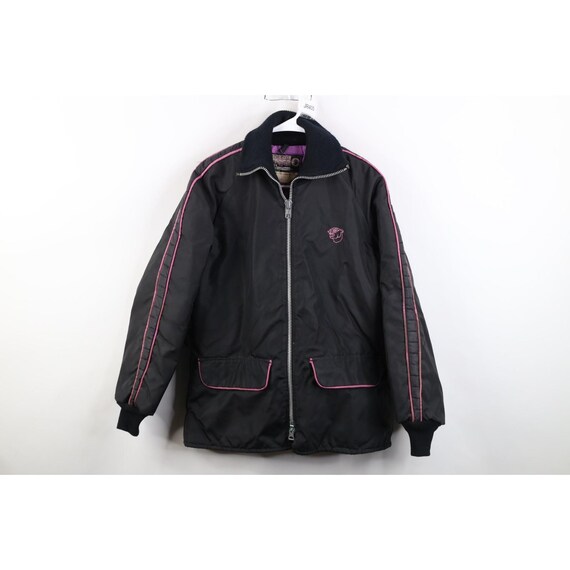 70s 80s Arctic Cat Arcticwear Womens Medium Snowmobile Racing Jacket USA, Vintage Arctic Cat Snowmobile Jacket, Vintage Winter Jacket, 70s