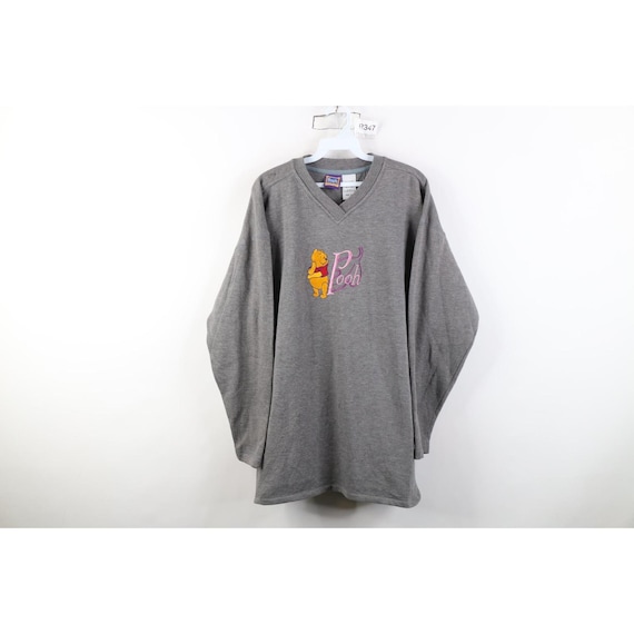 90s Disney Womens XL Distressed Winnie the Pooh V… - image 1