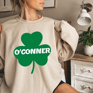 Personalized St. Patrick&#39;s Day T-Shirt, My Lucky Charm Clover Tee, Custom St. Patty&#39;s Day Shirt, Custom Irish Shirt, Four Leaf Clover