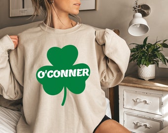 Personalized St. Patrick's Day T-Shirt, My Lucky Charm Clover Tee, Custom St. Patty's Day Shirt, Custom Irish Shirt, Four Leaf Clover