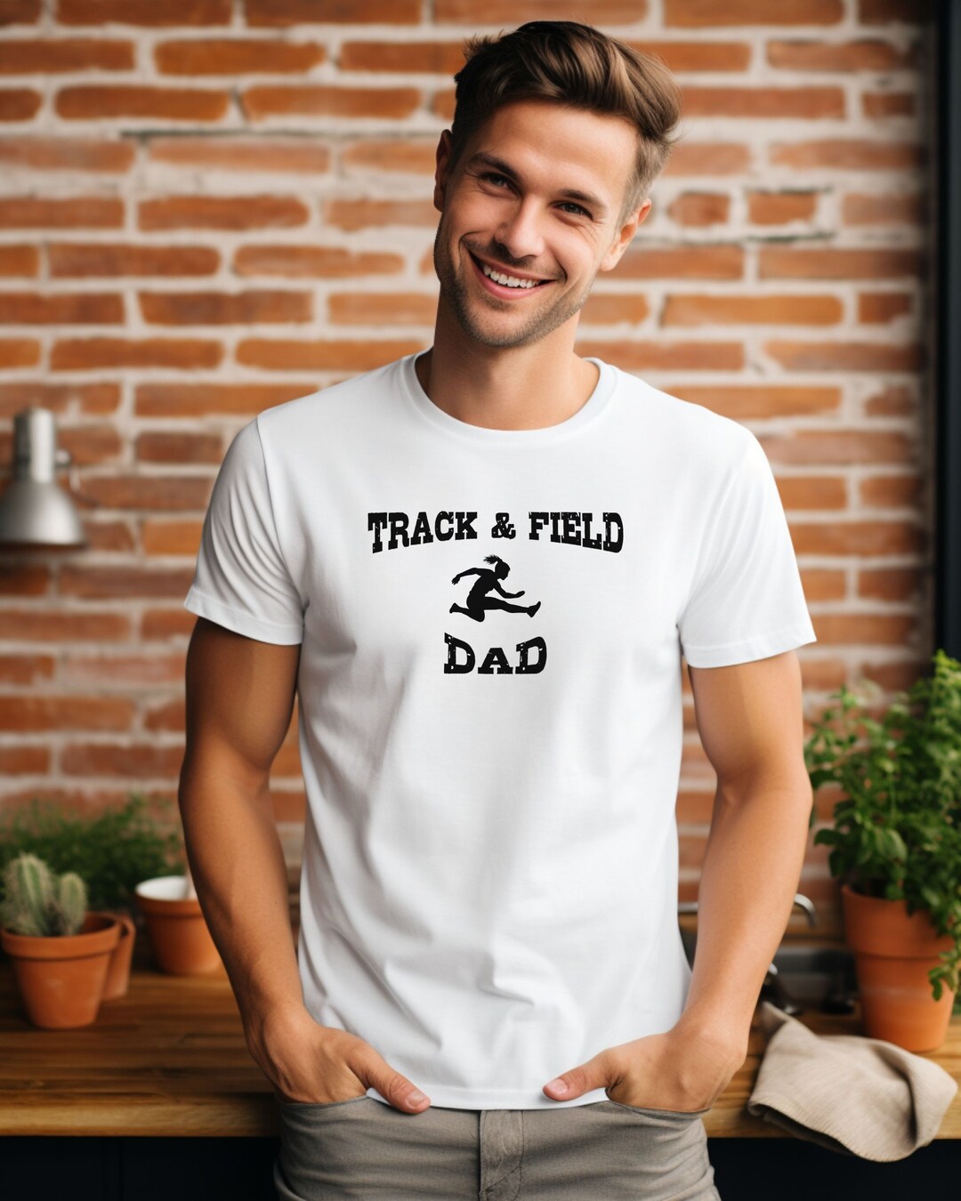 Hurdle Track & Field Dad Sweatshirt Track and Field Dad Etsy