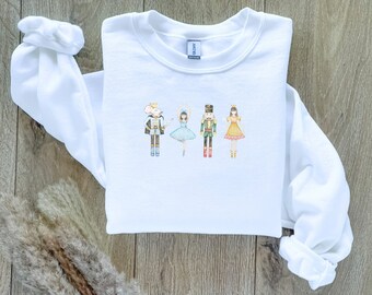 Nutcracker Sweatshirt, Nutcracker Shirt, Christmas Sweatshirt, Sugar Plum Fairy Shirt, Christmas Sweater, Christmas Shirt, Xmas Shirt