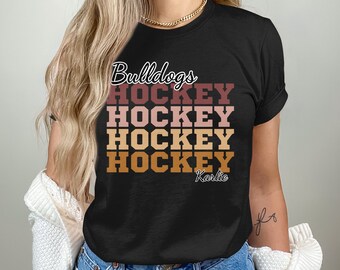 Personalized Hockey Mom Sweatshirt, Hockey Mom Shirt, Hockey Mom Gift, Hockey Mama, Hockey Mom, Hockey Mom Era, Gift for Hockey Mom