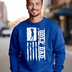 Golf Dad Sweatshirt, Golf Dad Shirt, Golf Dad Gift, Golf Gift for Dad, Golf Shirt for Dad, Gold Dad afbeelding 2