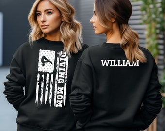 Personalized Diving Mom Sweatshirt, Diving Mom Shirt, Diving Mom Gift, Diving Gift for Mom, Diving Shirt for Mom, Diving Mom
