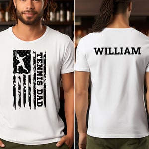 Personalized Tennis Dad Sweatshirt, Tennis Dad Shirt, Tennis Dad Gift, Tennis Gift for Dad, Tennis Shirt for Dad