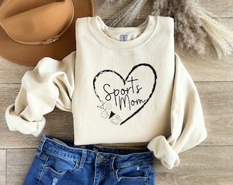 Personalized Sports Mom Sweatshirt, Sports Mom Shirt, Sports Mom Gift, Sports Mama, Sports Mom, Sports Mom Shirt, Custom Sports Mom Shirt