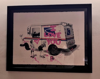 Mr. Brainwash - Silkscreen on Paper "Special Deliver"