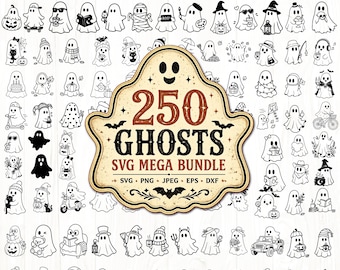 Ghost svg,Halloween Ghost svg,Halloween svg,Spooky season svg,Funny ghost svg,Trick Or treat svg,Floral Ghost svg,Cricut & Silhouette