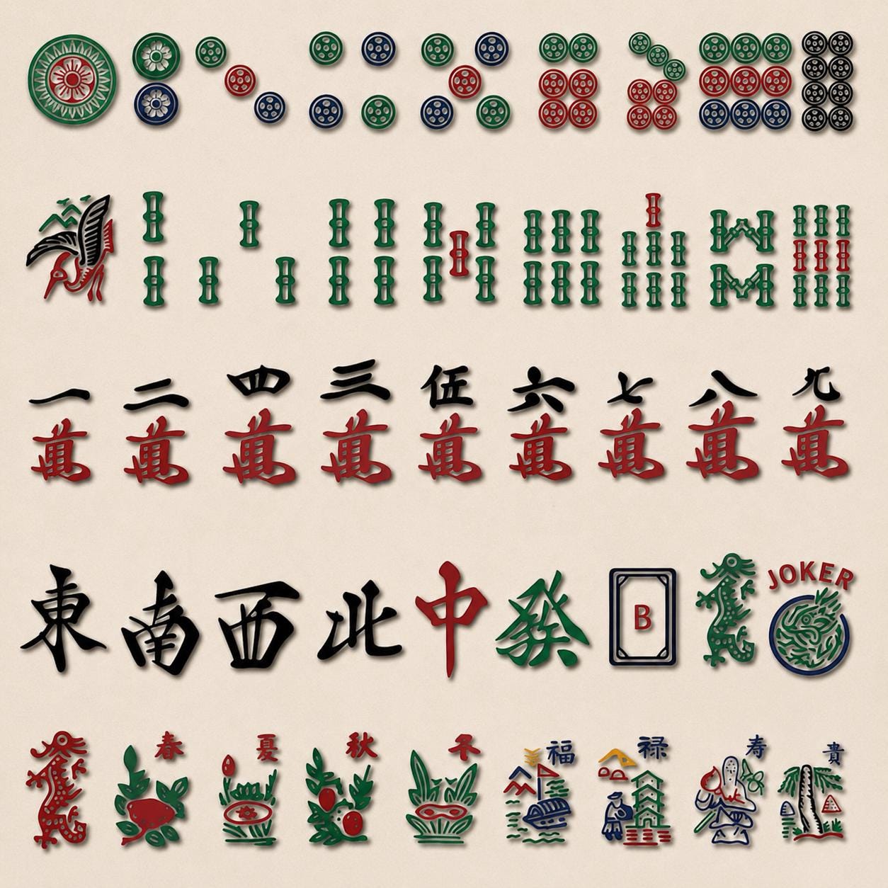 Mahjong Pattern SVG PNG Bundle, American Mahjong Svg,mahjong Pattern ...
