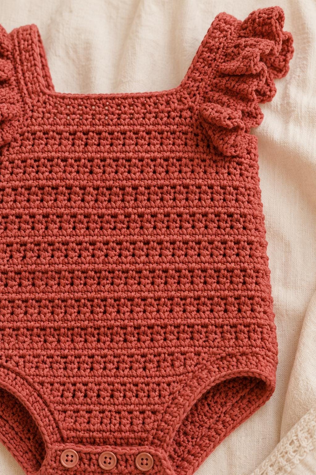 Boho Crochet Baby Romper Pattern | Beginner Friendly, Modern Design ...