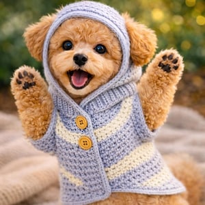 Patrón fácil de suéter de ganchillo para perro con botones / Chaqueta para mascotas ideal para principiantes / PDF + Todas las tallas
