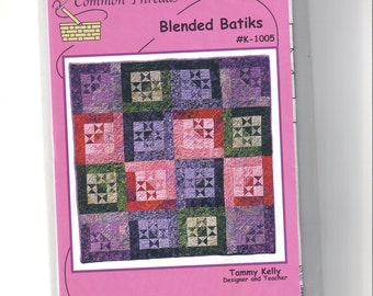 Quilt Pattern:  Blended Batiks