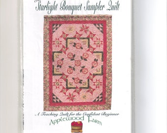 Quilt Pattern:  The Starlight Bouquet Sampler Quilt