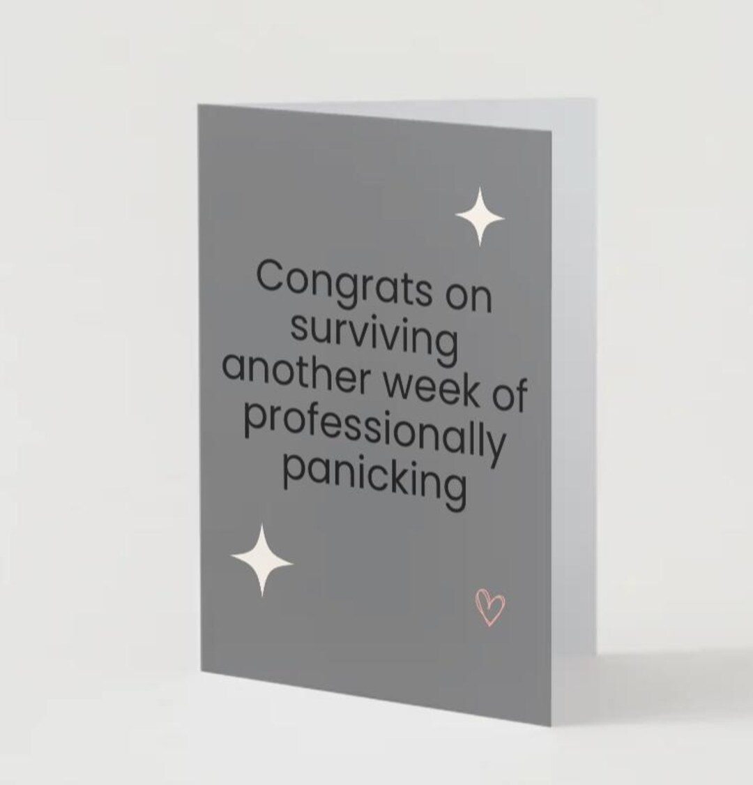 Small Cards Rude Co Worker Funny Work Card, Professionally Panicking, Coworker Gift (digital ...