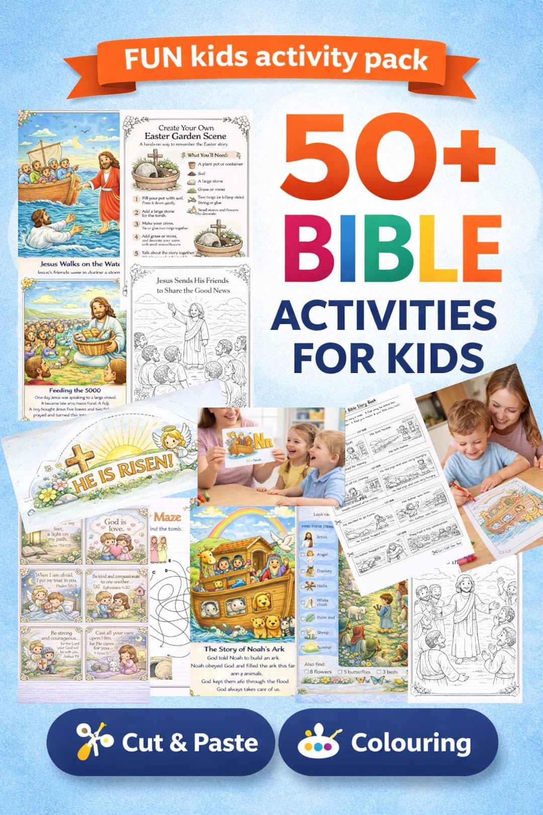 Limited Launch Price: Bible Activity Pack for Kids | Christian ...