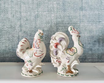 Lenox Rooster and Hen Salt & Pepper Shakers