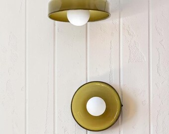 Moderne plafondlamp Minimalistische glazen lamp Elegante huisverlichting Inbouw eigentijds interieur