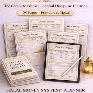 Islamic Budget Planner | Halal Finance, Zakat Tracker (PDF Download)