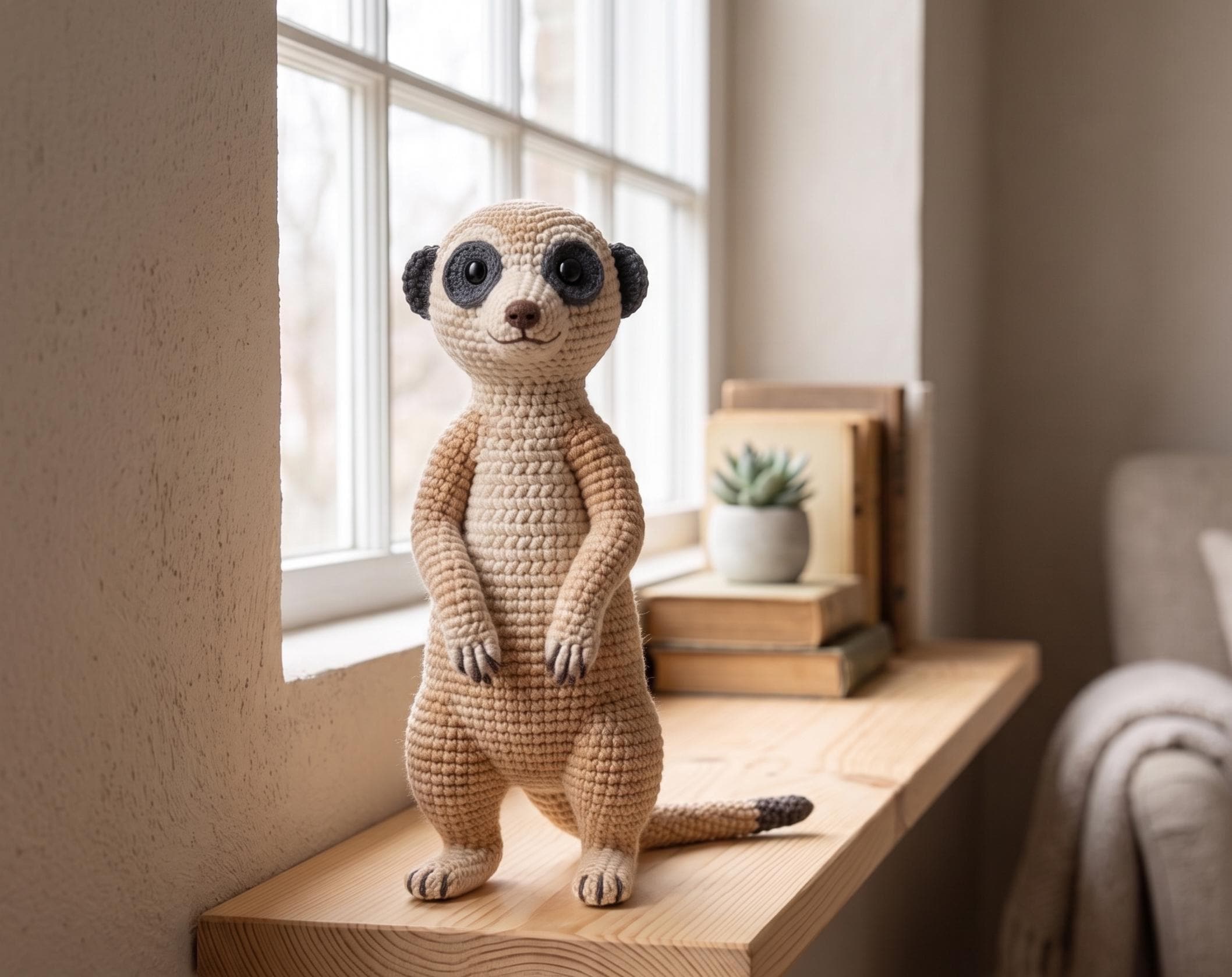 Meerkat Crochet Pattern PDF • Realistic Animal Amigurumi Tutorial ...
