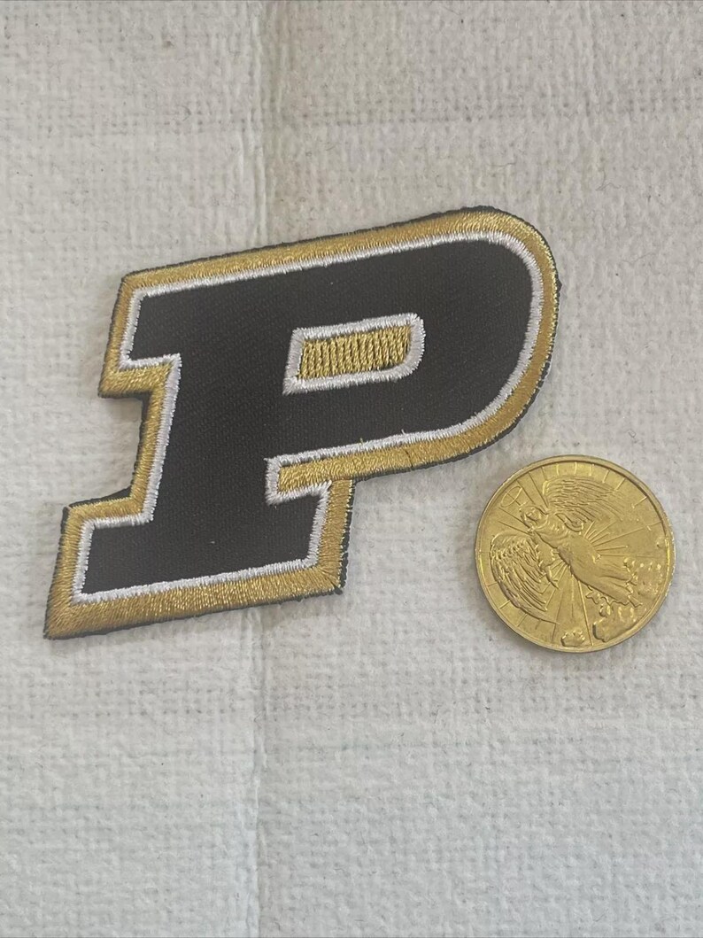 Purdue University Letter P Embroidered Patch - Etsy
