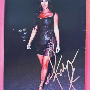 Kim Kardashian Signed - Etsy