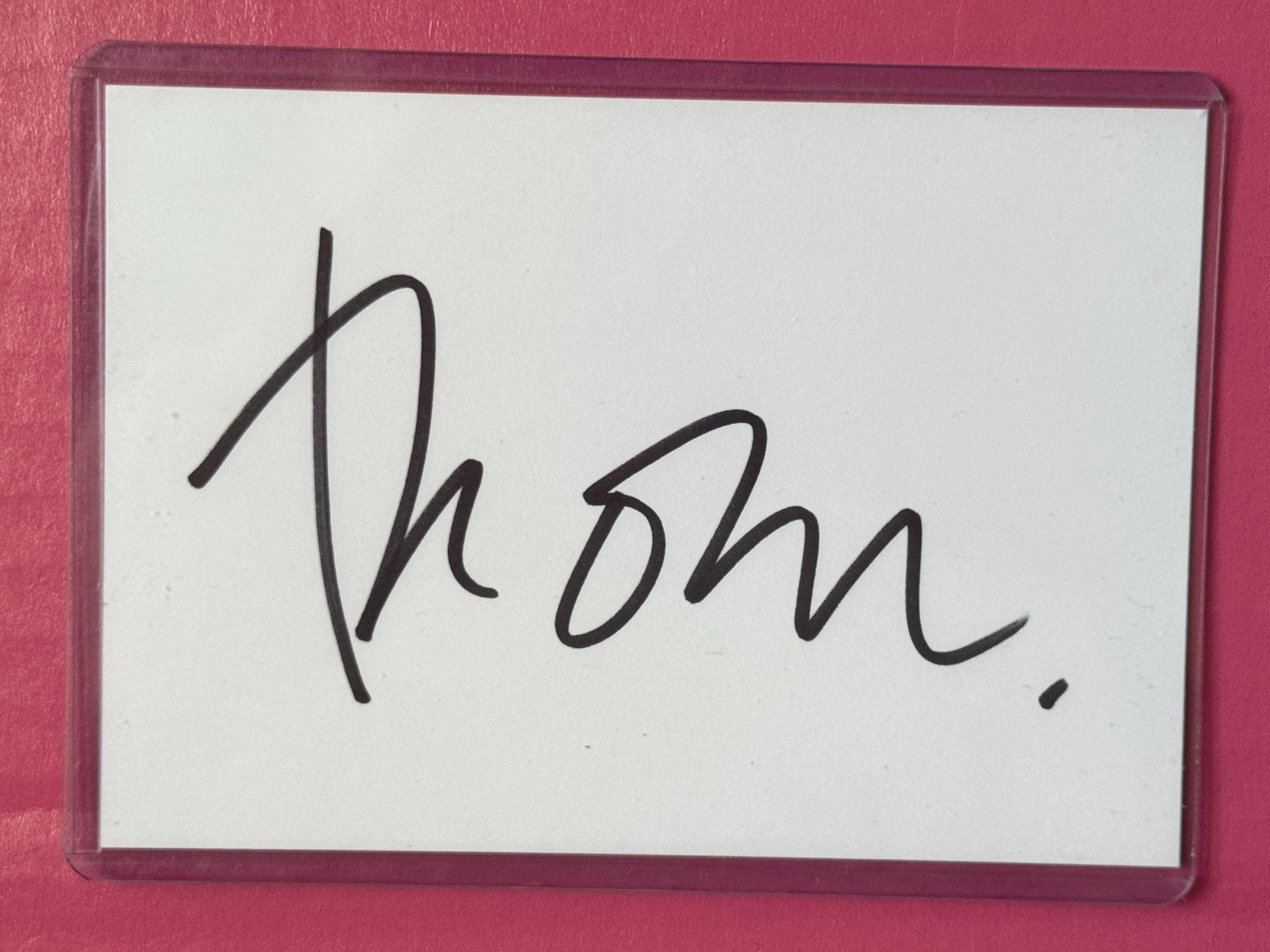 Radiohead Thom Yorke Signed - Etsy