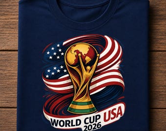USA World Cup 2026 Soccer T-Shirt | Patriotic DTF Print Tee