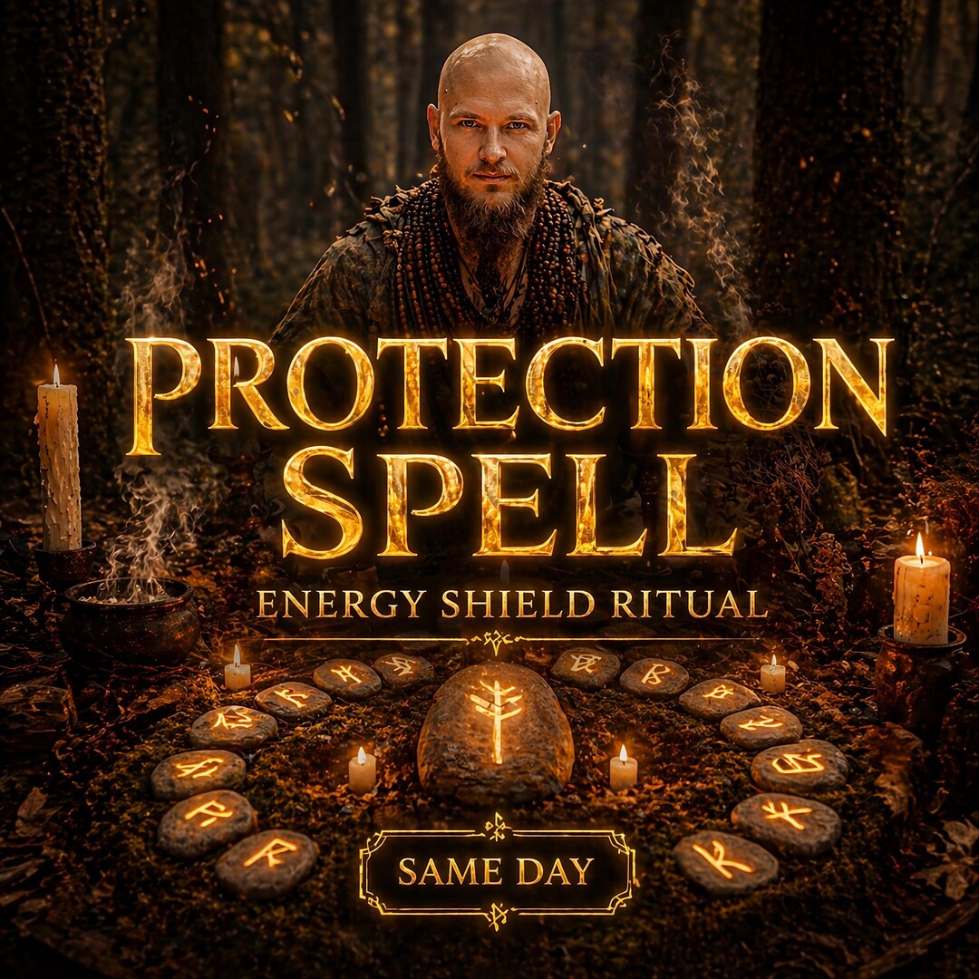 Energy Rune Guard Protection Spell, Energy Shield Ritual, Rune Magic, Same Day - Etsy