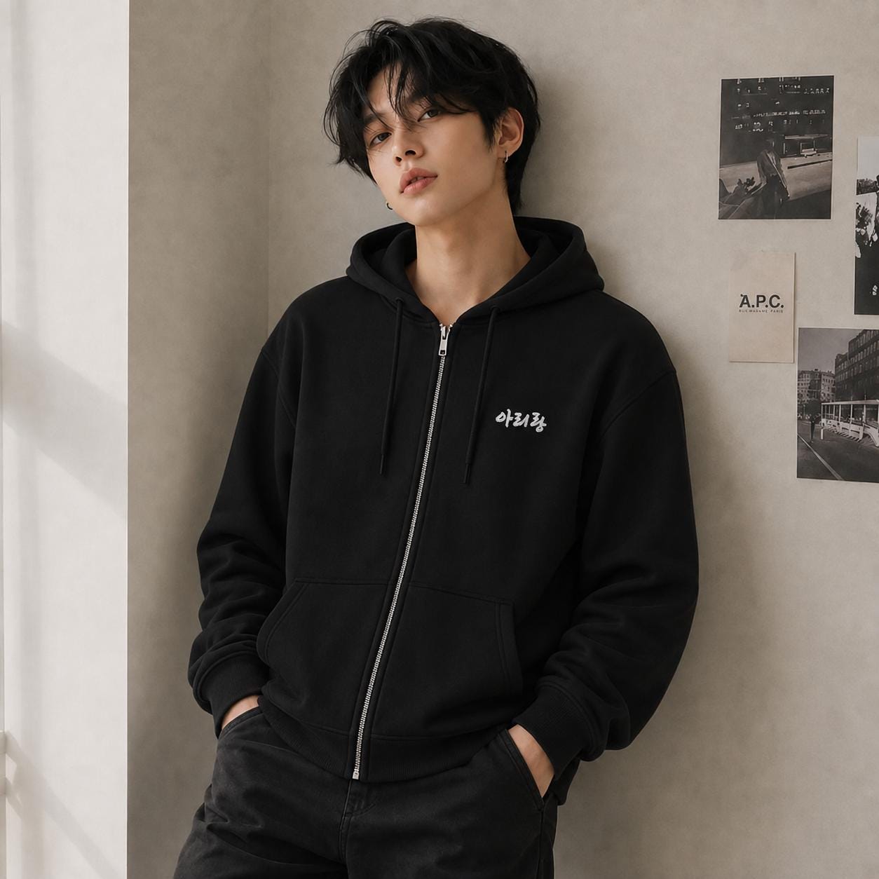 Bts Zip up Hoodie Korea - Etsy