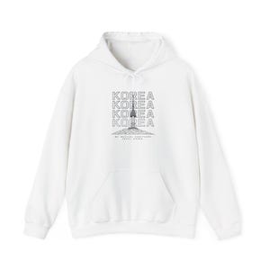 Korea Hoodie | Seoul Namsan Tower Minimal Hoodie | BTS Fan Gift | Aesthetic Korean Streetwear Pullover Sweatshirt | K-pop K-drama Fan Gift image 2