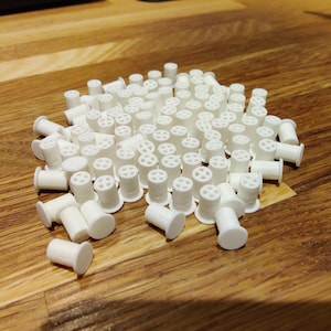 IKEA METHODE / Variera-gaatjesafdekkingen – 3D-geprinte vulpluggen voor plankpennen, pak van 100