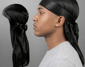 Velvet Durag Headwrap | Satin Style Bandana Cap | Unisex Hair Wrap | Soft Wave Cap | Adjustable Head Scarf | Casual Hair Accessory