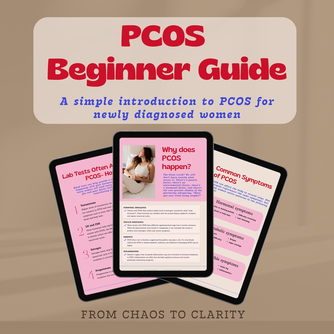 Pcos Worksheets.pdf PCOS Beginner Guide | Symptoms, Hormones, Labs (digital PDF) - Etsy