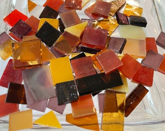 AUTUMN COLORS Glass Mosaic Tile Mix M9