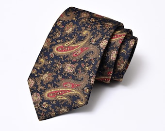 CANTINI ARGUSTO Corbatas italianas de seda hechas a mano de 7 pliegues. Hechas en Italia.