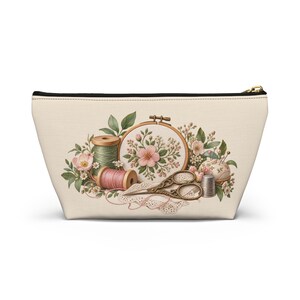 Pochette zippée pour accessoires de couture, organisateur de loisirs créatifs imprimé, petite ou grande image 8