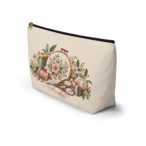 Pochette zippée pour accessoires de couture, organisateur de loisirs créatifs imprimé, petite ou grande image 3