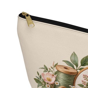 Pochette zippée pour accessoires de couture, organisateur de loisirs créatifs imprimé, petite ou grande image 6