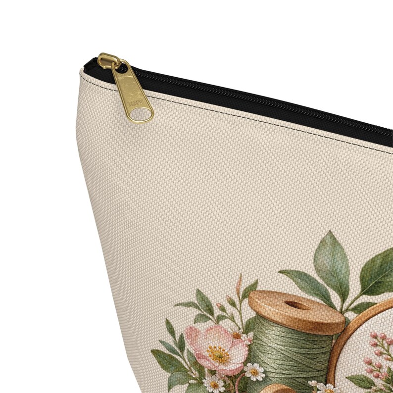 Pochette zippée pour accessoires de couture, organisateur de loisirs créatifs imprimé, petite ou grande image 6