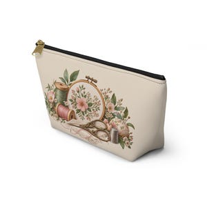 Pochette zippée pour accessoires de couture, organisateur de loisirs créatifs imprimé, petite ou grande image 9