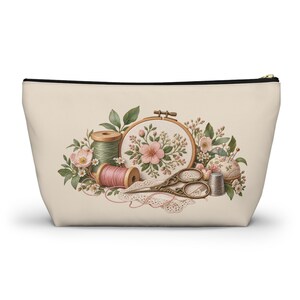Pochette zippée pour accessoires de couture, organisateur de loisirs créatifs imprimé, petite ou grande image 2