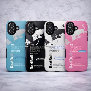Etui na telefon Red Bull z napojem energetycznym do iPhone'a 17Pro, 16, 15, 14, 13, 12, 11, Samsunga S26, S25, S24, S23, A16, A35, A55, Pixela 10, 9, 8