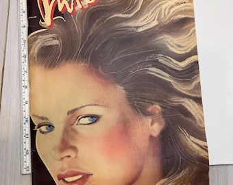 Intact Kim Basinger February 1986 Interview Magazine, Original Authentic Vintage Magazine, Magazines, Illustrations, Vintage Advertising