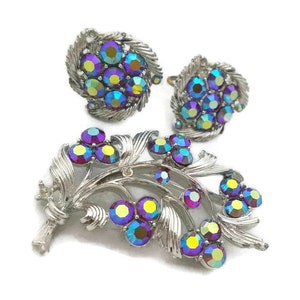 Lisner Strass smyckeset, Lisner, Lila Strass, Brosch, Örhängen, Kristallsmycken, För Bröllop, Bukettsmycken, Bukettsmycken bild 8