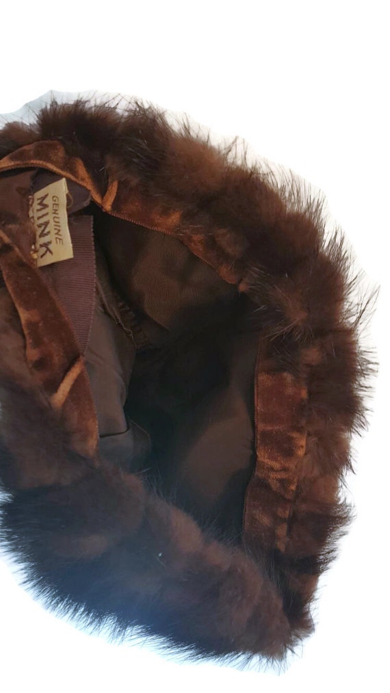 Real Fur Mink Hat, Hats Women, Beanie Fur Hat Vintage Fur  display picture 2
